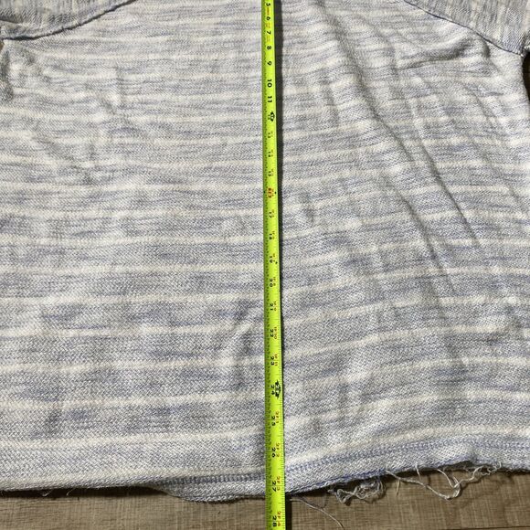 Lake Norfolk Jordan Marina Nautical Striped Lightweight Sweater Size L - Picture 7 of 8